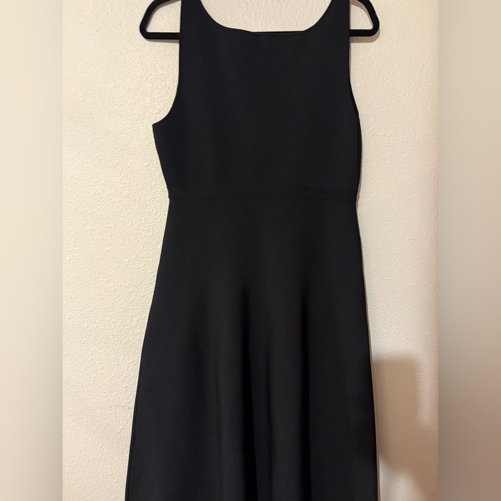 THEORY STRETCH CREPE MIDI DRESS SIZE 10 - Picture 7 of 7